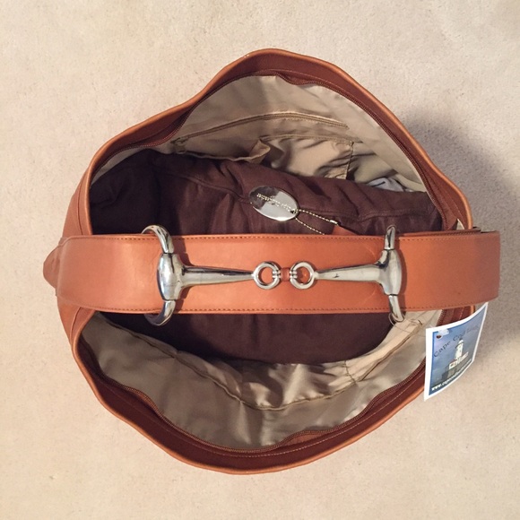 Cape Cod Leather Horse-Bit Shoulder Bag - Picture 2 of 4